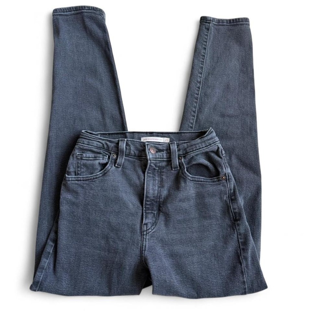 Levi‎ High Waist Black Mom Jeans